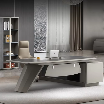 Wholesale Modern Wooden Office Executive Desk for CEOs & Managers - Easy to Assemble - Perfect for OEM Solutions