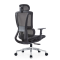 Luxury Executive Office Chair - Breathable High Back Mesh with Adjustable Lumbar For Office Use