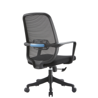 Adjustable Middle Back Task Chair With Fixed Armrest and Mesh Fabric | Bulk Order for Office Projects