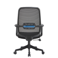 Adjustable Middle Back Task Chair With Fixed Armrest and Mesh Fabric | Bulk Order for Office Projects
