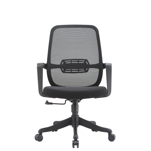 Adjustable Middle Back Task Chair With Fixed Armrest and Mesh Fabric | Bulk Order for Office Projects