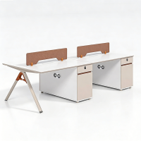 Four-person capacity office workstation | Efficient collaboration - Durable and reliable