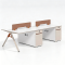 Four-person capacity office workstation | Efficient collaboration - Durable and reliable
