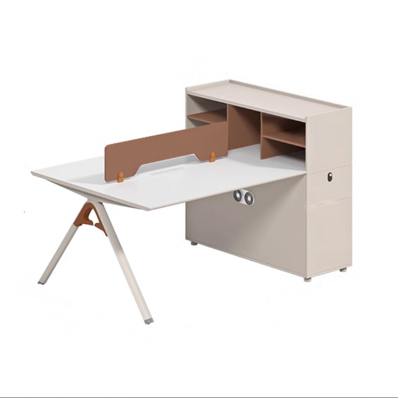 2-Person Office Task Desk | Side Storage | Suitable for Corporate Office | Project Fit-out