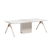 Conference Meeting Table | Built-in Power Outlet | Metal Frame | Suitable for Conference Office | Bulk Project OEM