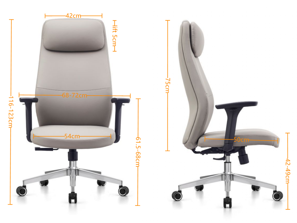 high back leather executive office chair