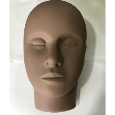 Training Mannequin Flat Head Practice Make Up Model Eyelash Extensions Closed Eyes lash Mannequin