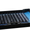 Veteran synthetic mink false flat eyelashes extension trays with plastic box