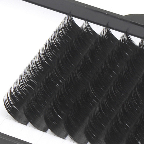 China eyelash manufacturer premade volume fans individual eyelash extension trays with box diamond