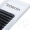 Veteran 0.07 8mm eyelash extensions c curl and d curl with clear box