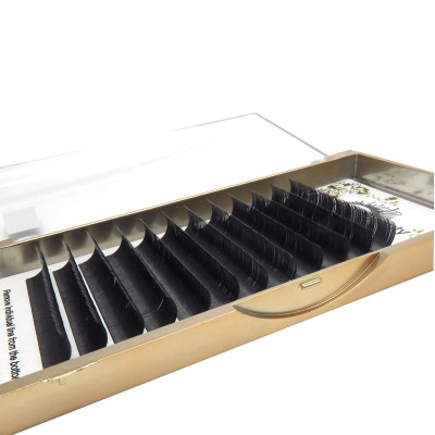 Veteran lash extension supplies c shaped eyelash extensions wholesale with private label box