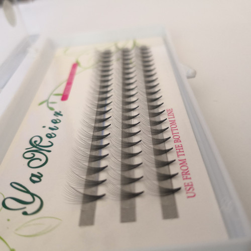 Veteran lovely 10d individual korea eye lashes extension with private label eyelash packaging