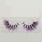 Purple lashes eyelashes mink private label eyelashes with false eyelashes packaging cardboard box