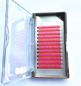China factory best pink eyelash extension trays private label with eyelash tray plastic packaging