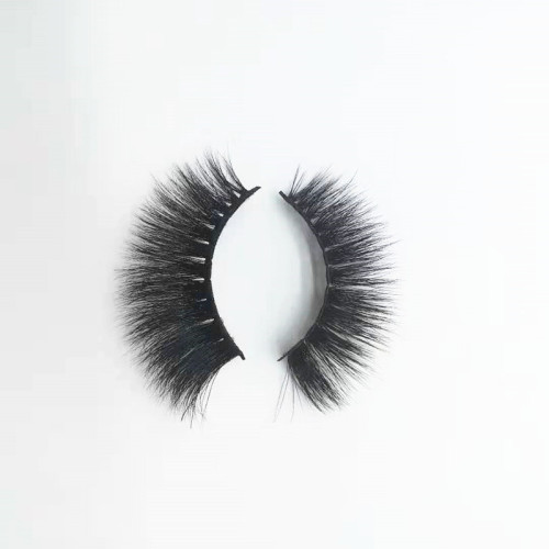 Qingdao veteran human Hair Material and Natural Black  mink eyelashes private label