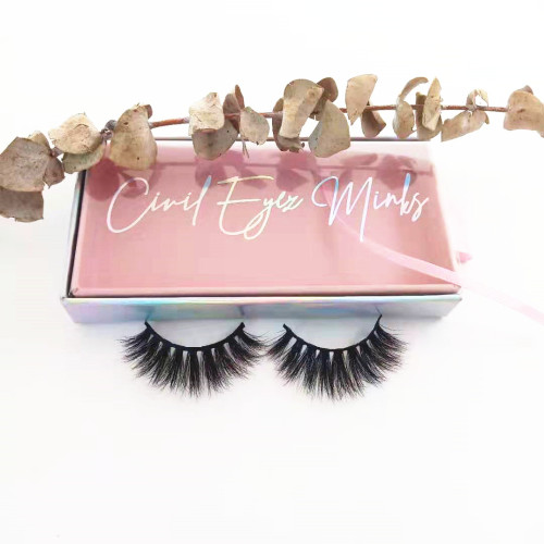 Hand made create your custom private label mink eyelashes own brand eyelashes