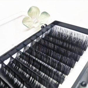 2019 Create Your Own Brand wholesale Silk Mink  D curl eyelash extensions