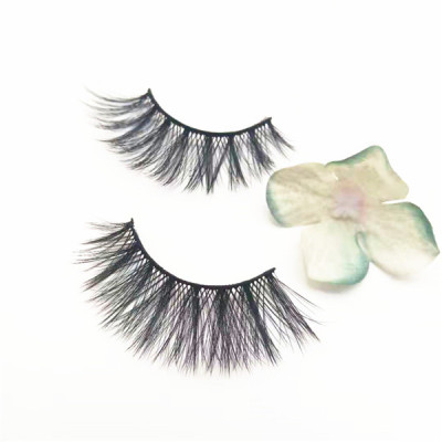 Wholesale customer logo faux mink 3d eyelashes, Natural long Makeup Private label Eyelashes