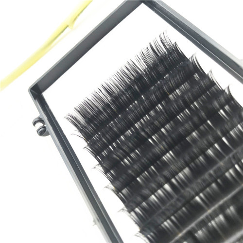Wholesale beauty Korean silk eyelash extension individual extensions 16mm D curl