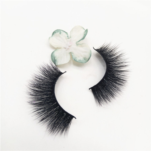 Lashes fluffy 3D mink private label human hair eyelashes regular eyelashes wholesale