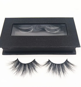 Factory Price Natural Black Cruelty Free Mink Lashes Mink Eyelashes fluffy 25mm mink eyelashes