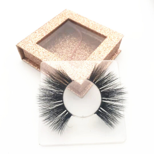 China Supplier 25mm eyelashes, private label hand mink eyelash, Wholesale real mink eyelashes