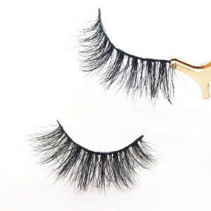 High quality 3d mink lahes  natural mink lash with private label wholesale mink lashes
