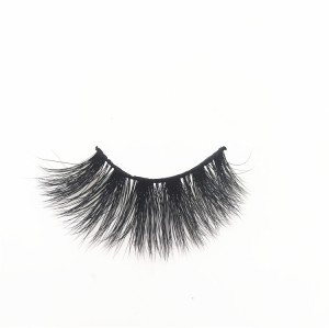 Natural 3D Mink eyelash customized label false mink eye lashes handmade  high quality