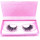 100% mink fur eyelash with false eyelashes box vendor accepted custom eyelash packaging