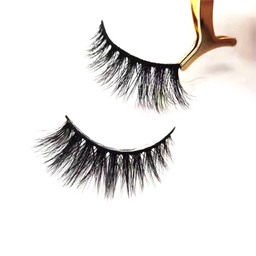 Custom Eyelash Packing High Quality  100% Real 3d Mink Strip Lashes Vendor, Handmade 3d Mink Eyelashes