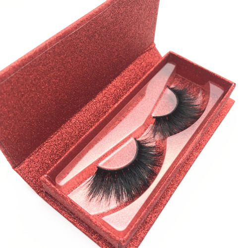 Hot Selling 3D Mink Lashes Handmade Natural Long Thick private label eyelash packaging