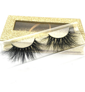 High Quality 25mm Own Brand Private Label Lashes 100% Real Mink Lashes 3d Mink Eyelashes