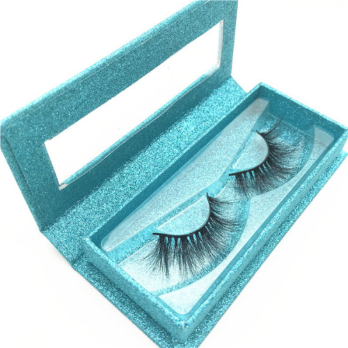 Custom eyelash packaging 100% real mink fur eyelash siberian 3d eyelashes mink with black cotton band