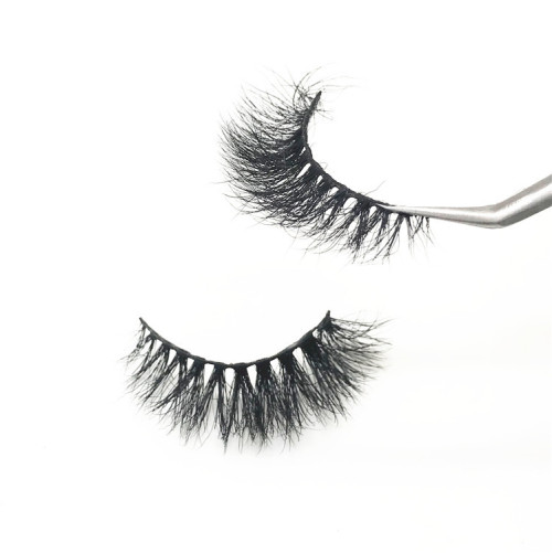 Popular 100% Real Mink 3D False Eyelash Strips Lashes Custom Logo eyelashes boxes