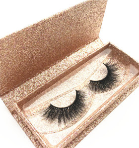3d mink effect eyelash 3d real mink eyelashes with custom packaging