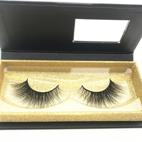 Natural looking 3d mink eyelashes strip for private label eyelashes boxes,Korea eyelashes