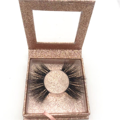 Siberian 25mm 3D Mink False Lashes 100% Real Mink Fur Eyelashes,Customized Eyelashes Packaging