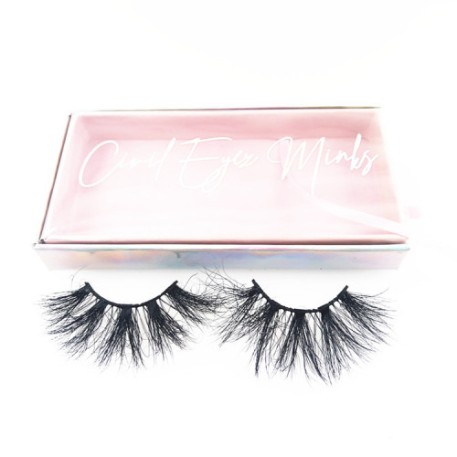 Wholesale custom mink lashes 25 mm mink lashes 25mm eyelashes 3d with free packaging boxes