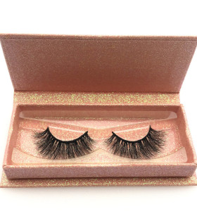 Wholesale High Grade 3D Real Mink Eyelash, Real Siberian Mink Strip Lashes Private Label Packaging