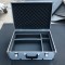 High-end premium customized sliver aluminum tool case Pure aluminum wire drawing surface box&kit with EVA foam