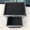 Company The butterfly Two-way lock Aluminum Case Shockproof instrument box black Aluminum Carrying Tool Case