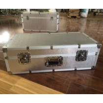Customized size sliver big aluminum flight case tool air box aluminum alloy kit with EVA lining model