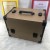 2019 new style golden yellow cosmetic aluminum case leather case beauty box for dresser nail technician cosmetologist