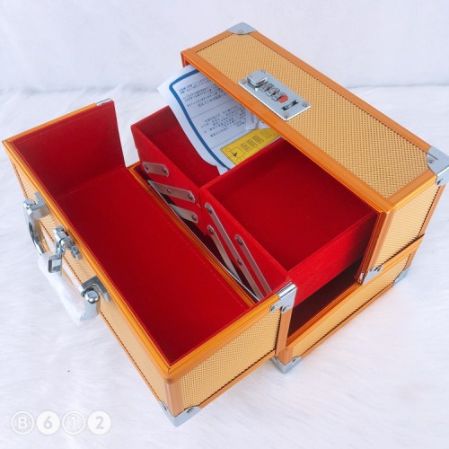 工厂大型加工纯色便携铝合金盒化妆品铝盒美容盒促销