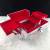 Customized colorful portable small Aluminum Cosmetic Case Professional Make Up box Storage kit