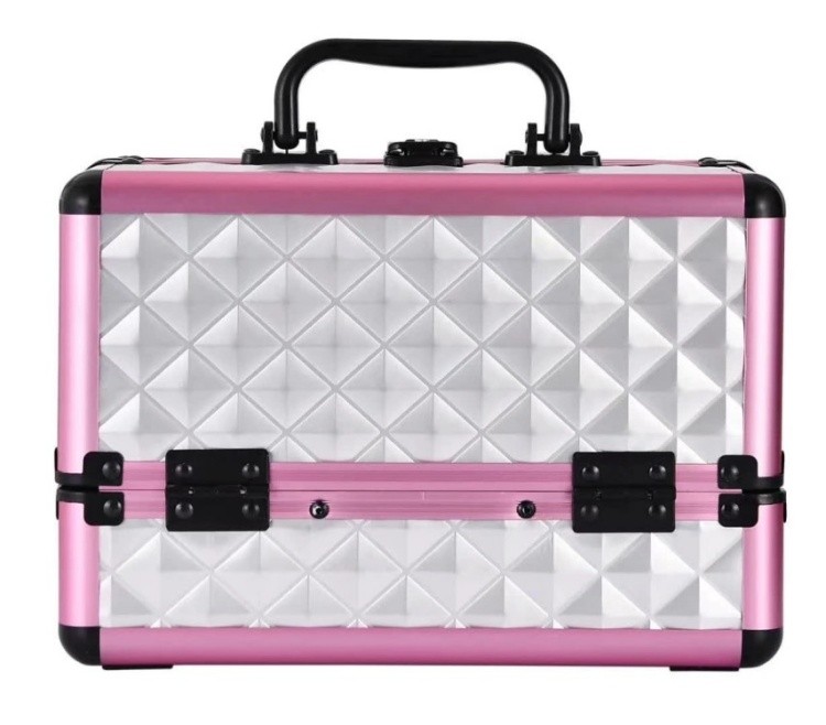 Customized color Hard Aluminum Carrying make-up Case Lockable Cosmetics ...