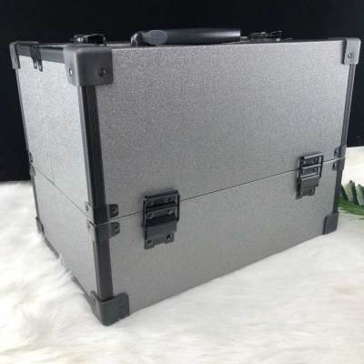 Portable durable Rectangular brief aluminum beauty case makeup case Cosmetics case for sales