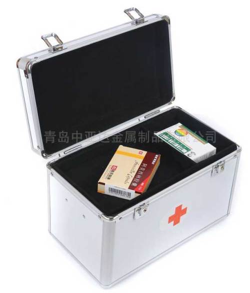 多功能医疗便携式铝合金医用箱带分隔背带