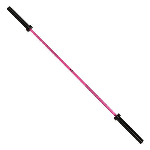 Women color weightlifting fitness barbell bar