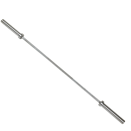 Women chromed weight lifting barbell bar